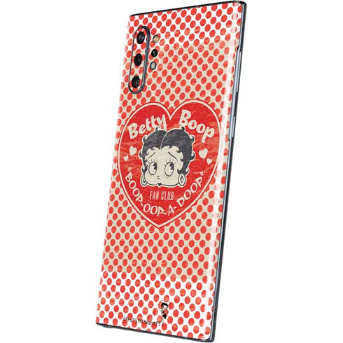Betty Boop Red Heart Galaxy Note 10 Plus Skin